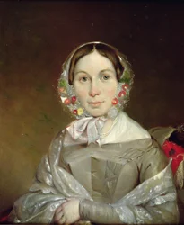 Portret van Eliza Sophia Tilley, 19e eeuw